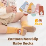 HYCLES 6 Pairs Toddler Socks N... - Image 3