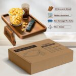 Tinamo Acacia Couch Arm Table ... - Image 8