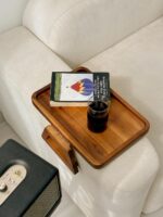 Tinamo Acacia Couch Arm Table ... - Image 9