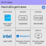 HP 14 inch Laptop, HD Display,... - Image 3