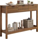 Fluted Console Table, Wooden S... - Image 2