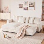 101.6" Deep Seat Corduroy Sect... - Image 2