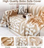 Boho Couch Cover, Chenille Cou... - Image 3