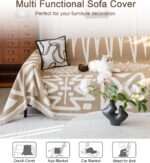 Boho Couch Cover, Chenille Cou... - Image 5