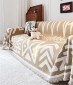 Boho Couch Cover, Chenille Cou... - Image 8