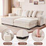 101.6" Deep Seat Corduroy Sect... - Image 5