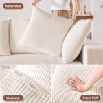 101.6" Deep Seat Corduroy Sect... - Image 6