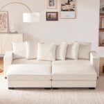 101.6" Deep Seat Corduroy Sect... - Image 7