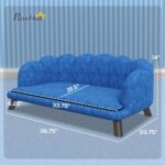 PawHut Velvet Large Dog Couch ... - Image 8
