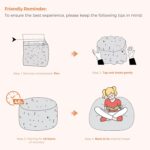 MAXYOYO Bean Bag Chair Bed for... - Image 9