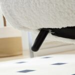 Modern Design Cream Boucle Acc... - Image 6