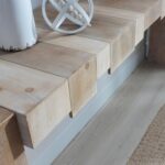 71" Rustic Wooden Console Tabl... - Image 6