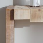 71" Rustic Wooden Console Tabl... - Image 7