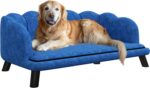 PawHut Velvet Large Dog Couch ... - Image 2