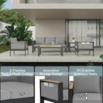 Corinth 5-Piece Aluminum Patio... - Image 5