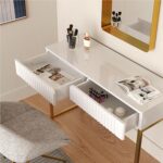 Elegant Modern Desk, 2 Drawers... - Image 4