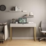 Elegant Modern Desk, 2 Drawers... - Image 11