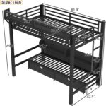 Metal Bunk Bed with Drawers an... - Image 3