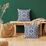 Navy Blue Boho Pillow Covers 2... - Image 3