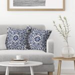 Navy Blue Boho Pillow Covers 2... - Image 4