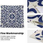Navy Blue Boho Pillow Covers 2... - Image 5