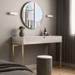 Elegant Modern Desk, 2 Drawers... - Image 2