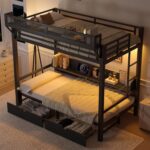 Metal Bunk Bed with Drawers an... - Image 2