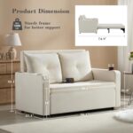 3 in 1 Pull Out Couch, 56 Inch... - Image 3