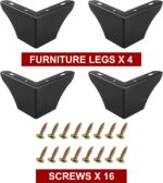 3 Inch Metal Furniture Legs Se... - Image 5