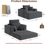 52" Boneless Chaise Lounge Cha... - Image 3
