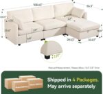 109'' Modular Sectional Sofa, ... - Image 3