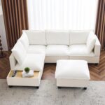 90" Modern Oversized U-Shaped ... - Image 2